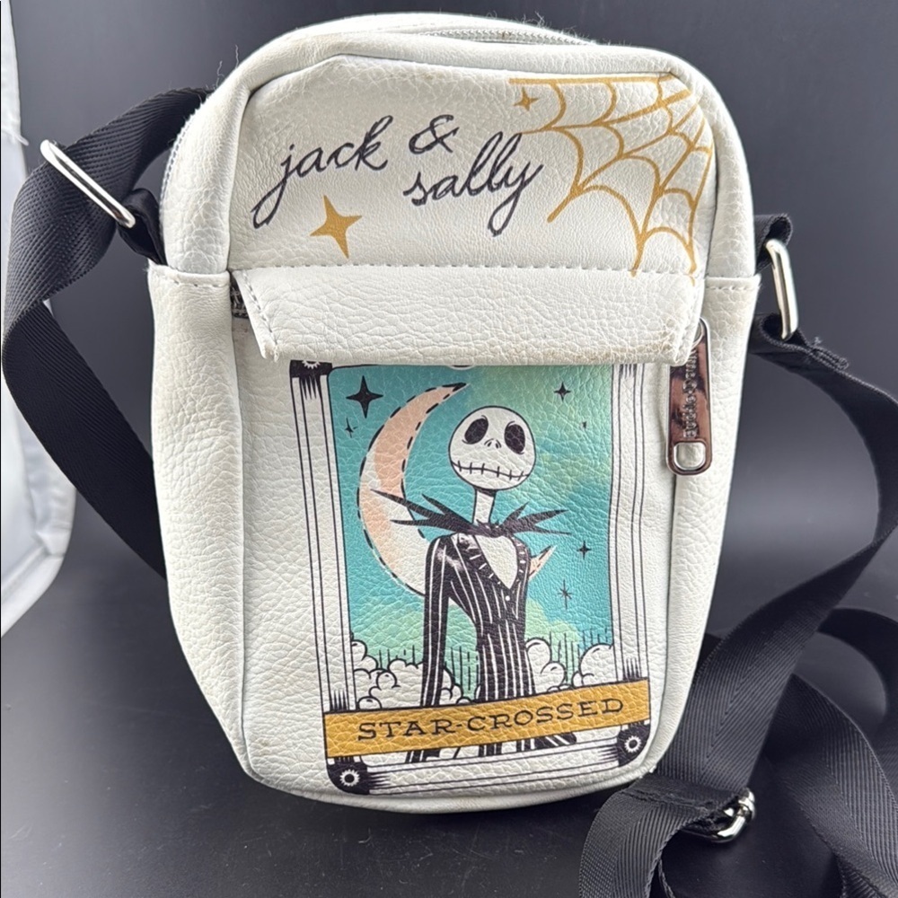 Jack & Sally White Crossbody Bag - Picture 1 of 3